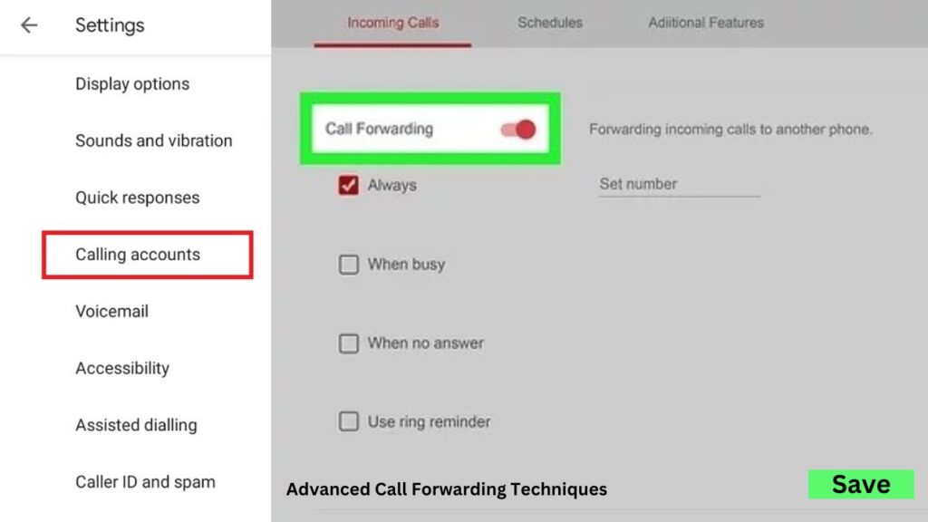 Advanced Call Forwarding Techniques