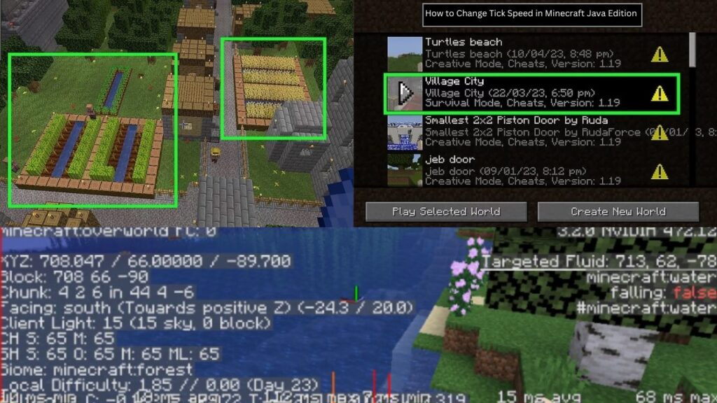 How to Change Tick Speed in Minecraft